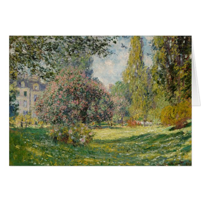Claude Monet | Paisaje: El Monceau Parc (Anverso (Horizontal))
