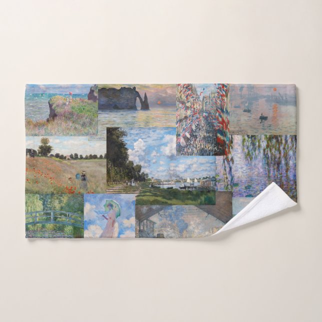 Claude Monet - Patchwork (Toalla de mano)