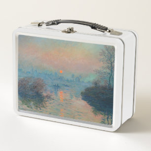 Claude Monet - Puesta de sol en el Sena en Lavacou