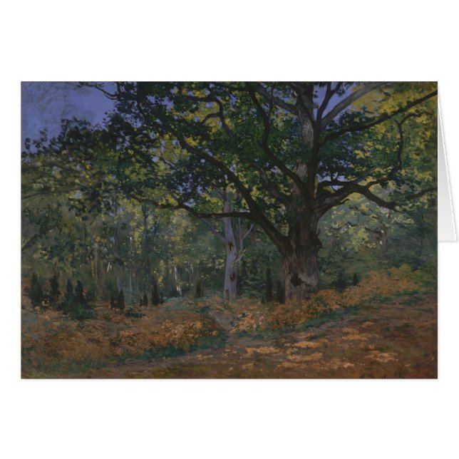 Claude Monet | Roble Bodmer, Fontainebleau Fores (Anverso (Horizontal))