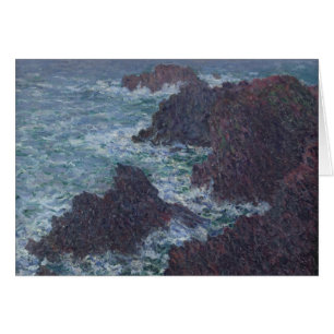 Claude Monet   Rocas en Belle-Ile, la costa salvaj