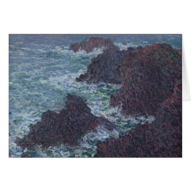 Claude Monet | Rocas en Belle-Ile, la costa salvaj (Anverso (Horizontal))