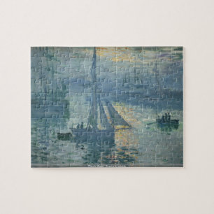 Claude Monet - salida del sol en el rompecabezas