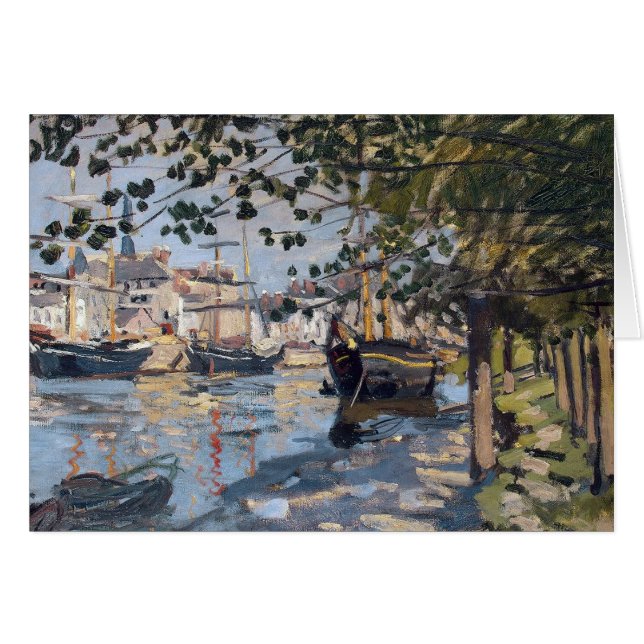 Claude Monet | Sena en Rouen, 1872 (Anverso (Horizontal))