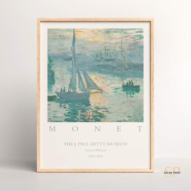 Claude Monet Sunrise, la inventiva del arte marino (Subido por el creador)