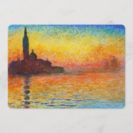 Claude Monet Sunset En Venecia Arte Impresionante