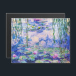 Claude Monet - Tarjeta magnética Lilies 1919<br><div class="desc">Lilies de agua / Nympheas (W.1852) - Claude Monet,  Petróleo en lienzo,  1916-1919</div>