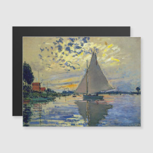 Claude Monet - Velero en Le Petit-Gennevilliers