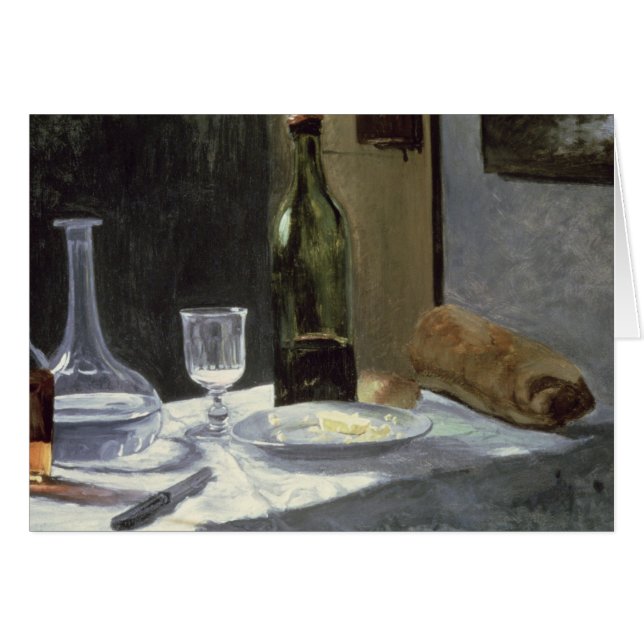 Claude Monet | Vida residual con botellas (Anverso (Horizontal))