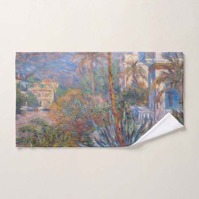 Claude Monet - Villas de Bordighera (Toalla de mano)