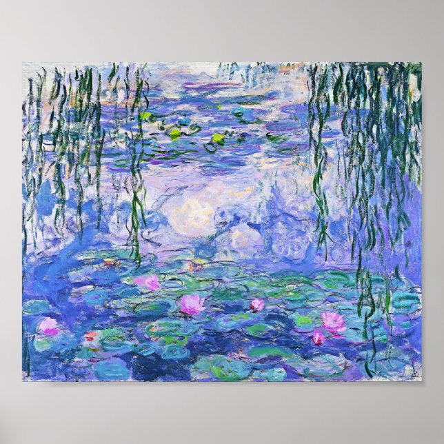 Claude Monet Water relaja arte impresionista franc (Frente)