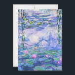 Claude Monet Water relaja arte impresionista franc<br><div class="desc">Claude Monet Water Lilies es una colección de aproximadamente 250 pinturas al óleo del impresionista francés Claude Monet. Los cuadros representan el florido jardín de Monet en Giverny.</div>