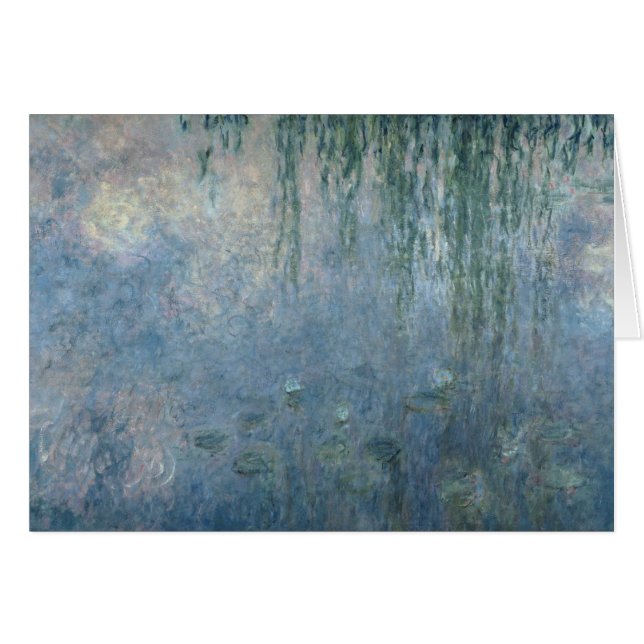 Claude Monet | Waterlilies: Willow matutino de lla (Anverso (Horizontal))