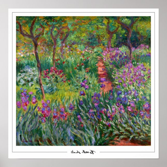 Claude Monet Zedign Cartel de Arte #141-2 (Frente)