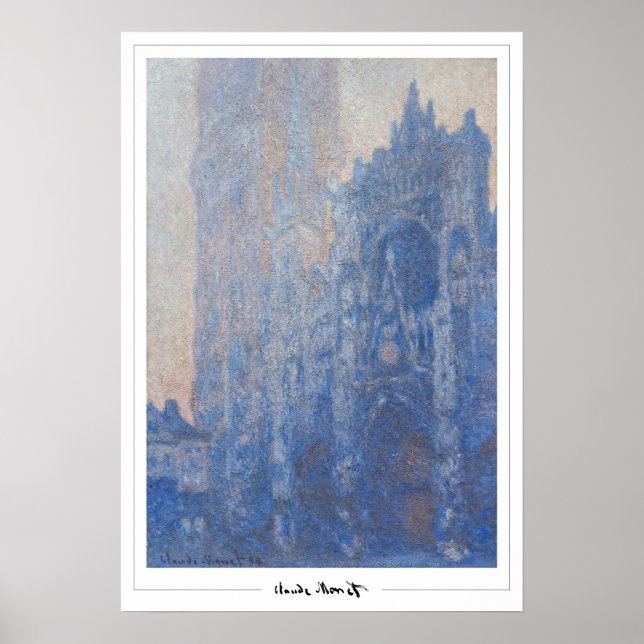 Claude Monet Zedign cartel de arte #18-2 (Frente)