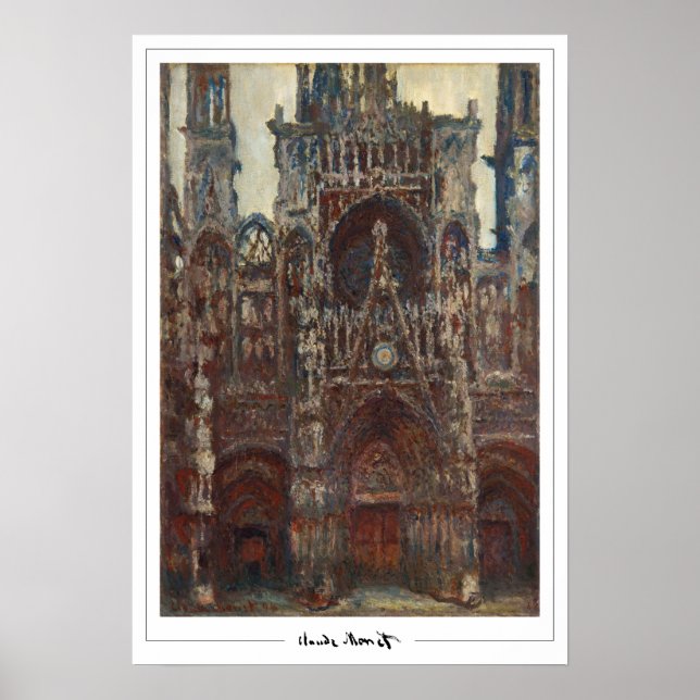 Claude Monet Zedign cartel de arte #245-2 (Frente)