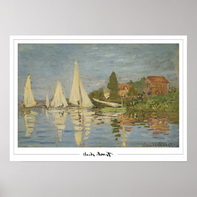 Claude Monet Zedign cartel de arte #25 (Frente)
