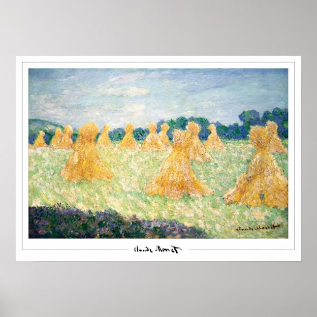Claude Monet Zedign cartel de arte #34-2 (Frente)