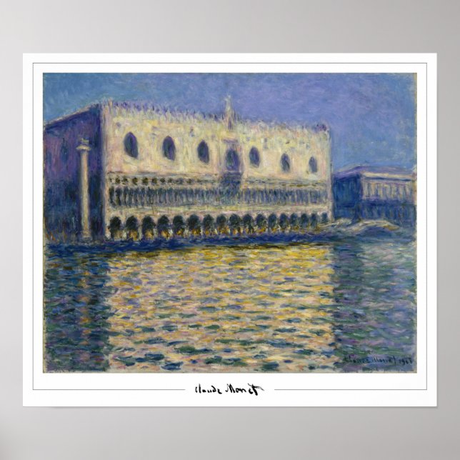 Claude Monet Zedign cartel de arte #43-2 (Frente)