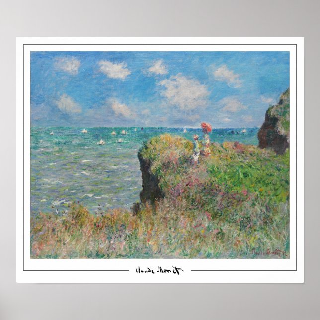 Claude Monet Zedign cartel de arte #47-2 (Frente)