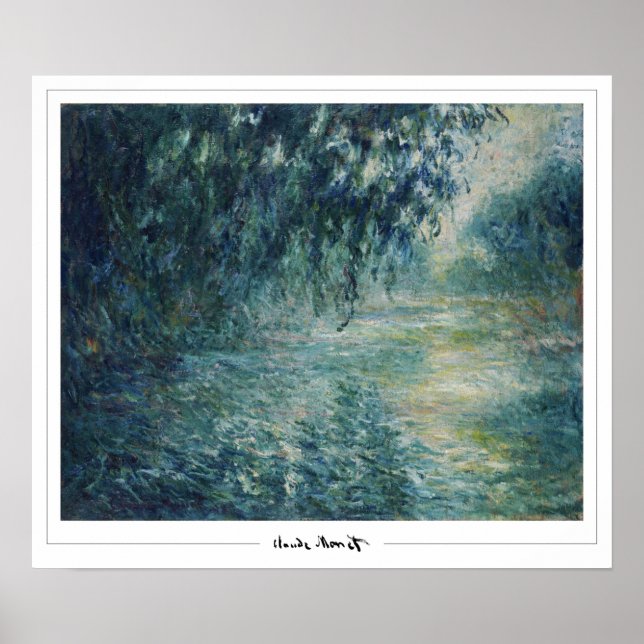 Claude Monet Zedign cartel de arte #56 (Frente)