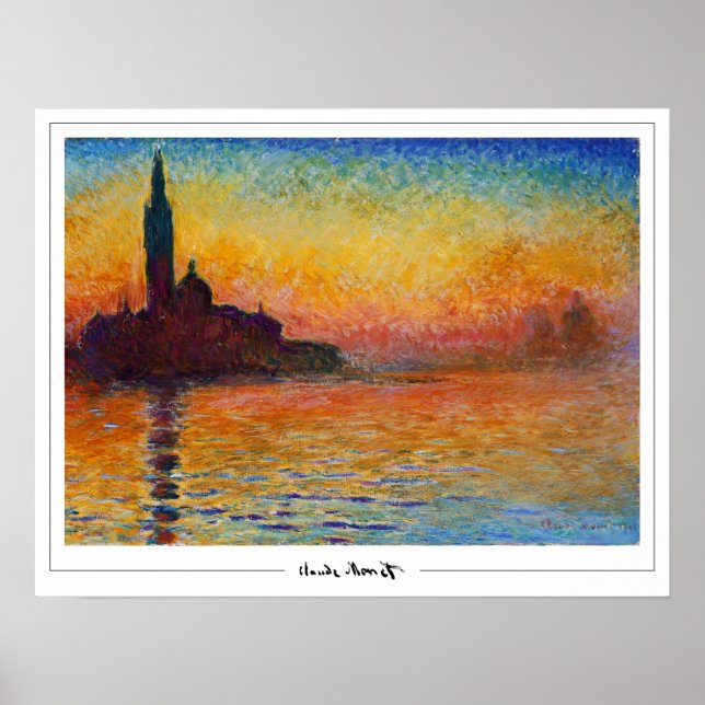 Claude Monet Zedign cartel de arte #658-2 (Frente)