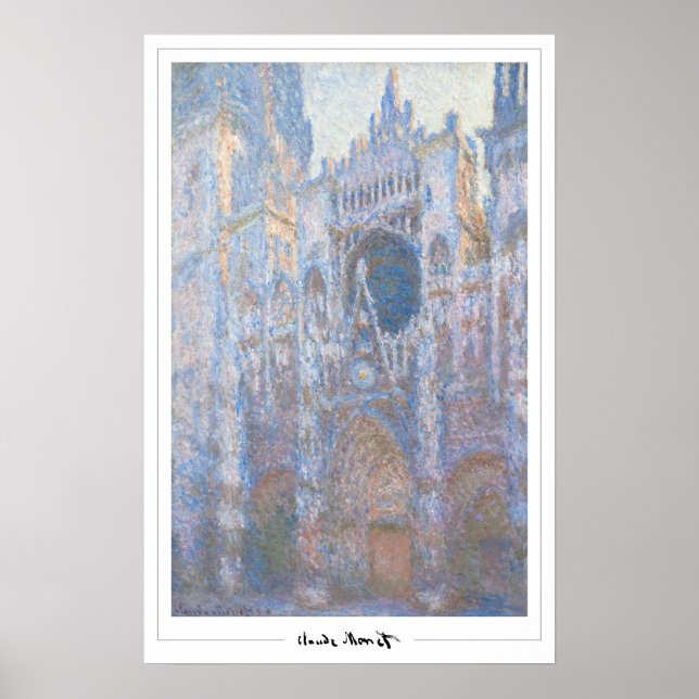 Claude Monet Zedign Poster de arte #270 (Frente)