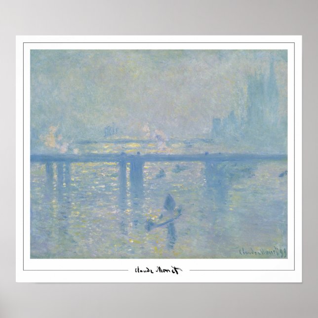 Claude Monet Zedign Poster de arte #27-2 (Frente)