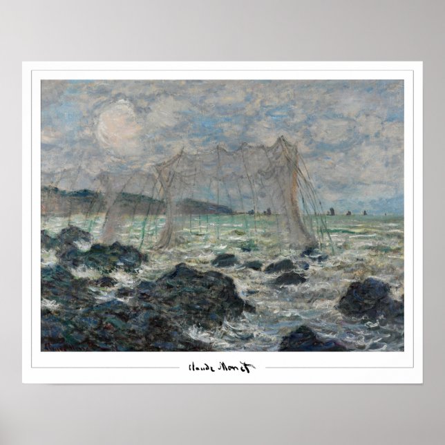 Claude Monet Zedign Poster de arte #31-2 (Frente)