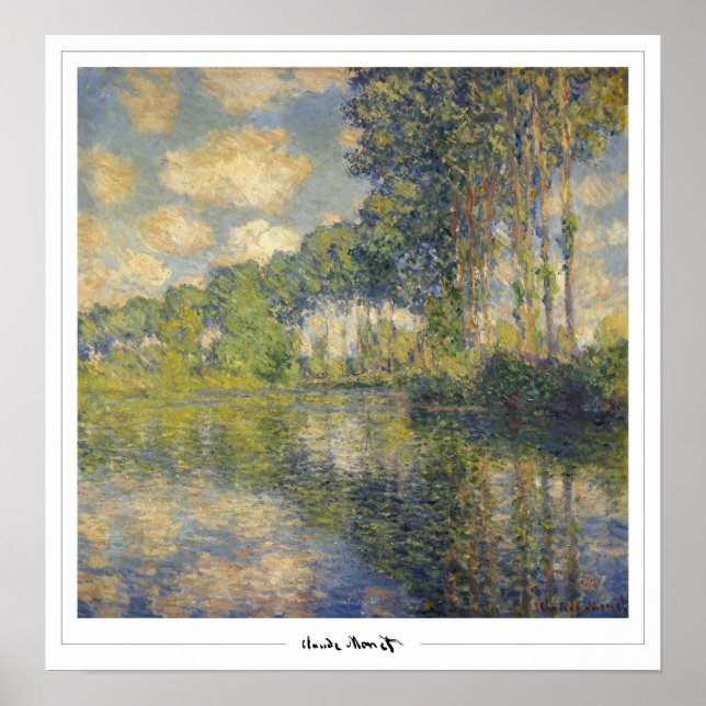 Claude Monet Zedign Poster de Arte #38 (Frente)