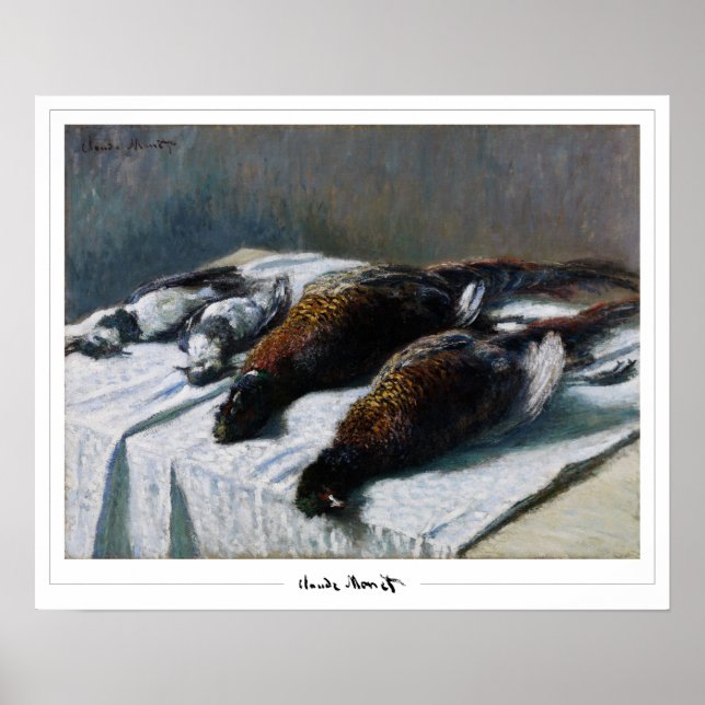 Claude Monet Zedign Poster de arte #44-2 (Frente)