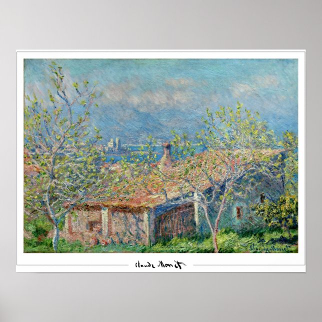 Claude Monet Zedign Poster de arte #50-2 (Frente)