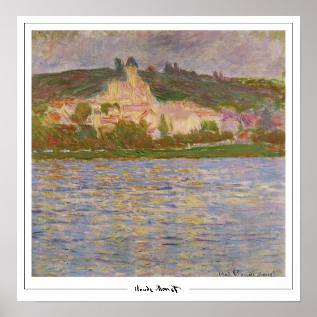 Claude Monet Zedign Poster de arte #6-2 (Frente)