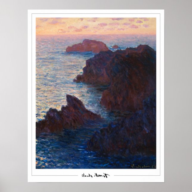Claude Monet Zedign Poster de Arte #9 (Frente)