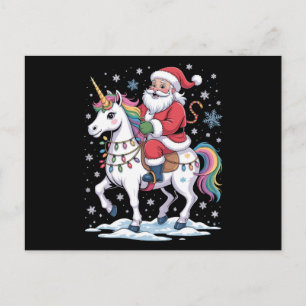 Claudio Santa Unicornio Navidad Arcoiris Luces Nav