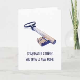 Clave antigua Nueva tarjeta de inicio