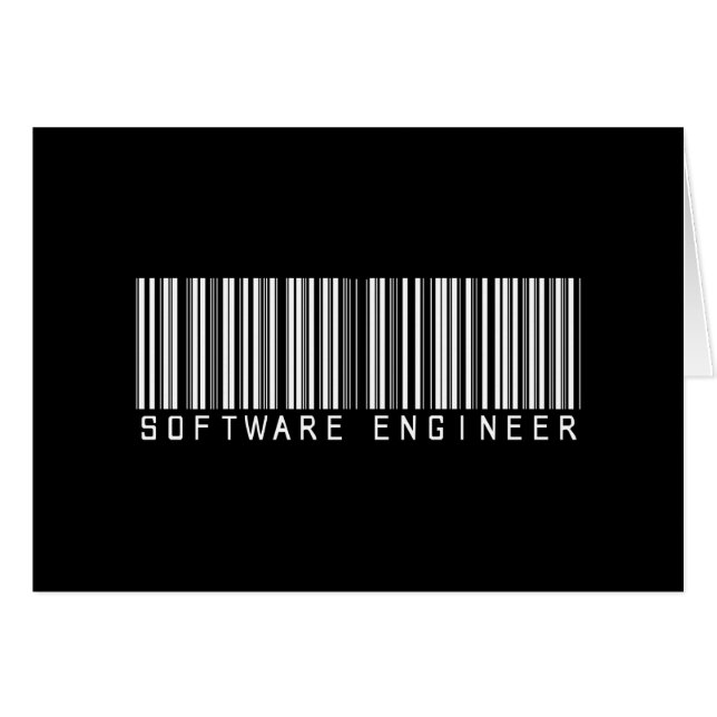 Clave de barras de la Software Engineer (Anverso (Horizontal))