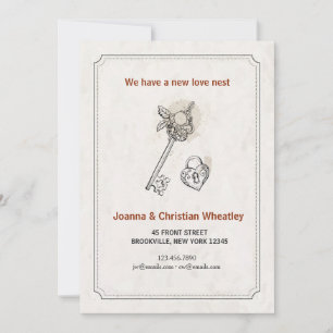 Clave Para Mi Corazón Nueva Invitación Hogar