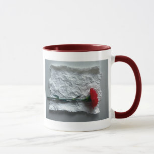 Clavel rojo - taza