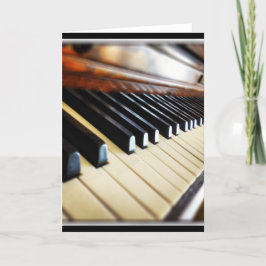 Claves de piano Regalos de música Tarjeta de salud