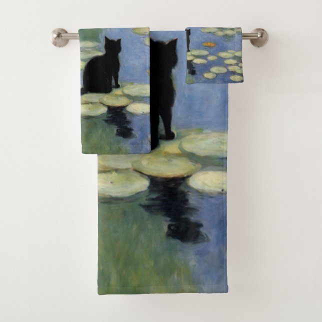 Claw Monet Water Lilies Cat Pond (In situ)