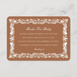 Clay Talavera Tile Books Invitación al bebé Insert