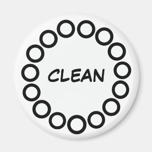 "CLEAN" Imán para lavavajillas ("DIRTY" se vende p