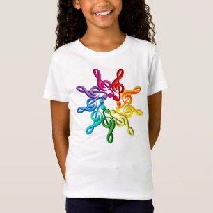 Clefs de Trebel en una camiseta de los chicas del