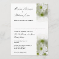 Clematis blancos - Invitación a la asociación civi