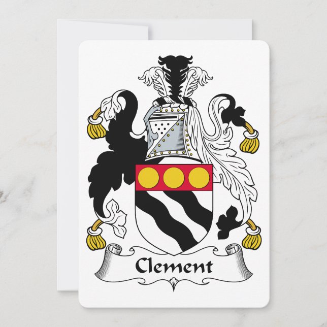 Clement Family Crest (Anverso)