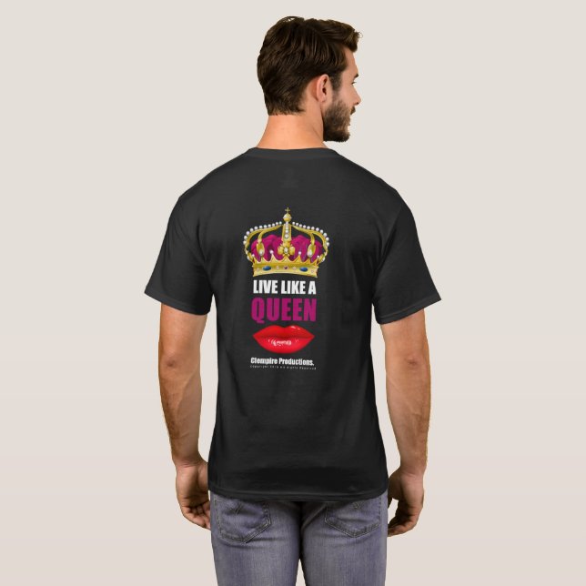 Clempire vivo como una camiseta del funcionario de (Reverso completo)