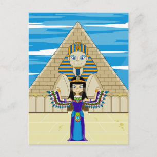 Cleopatra en la gran postal de Esfinge