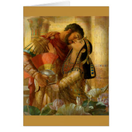 Cleopatra y Marc Antonio por Leyendecker