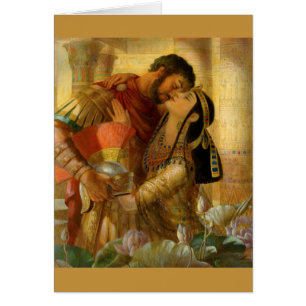 Cleopatra y Marc Antonio por Leyendecker